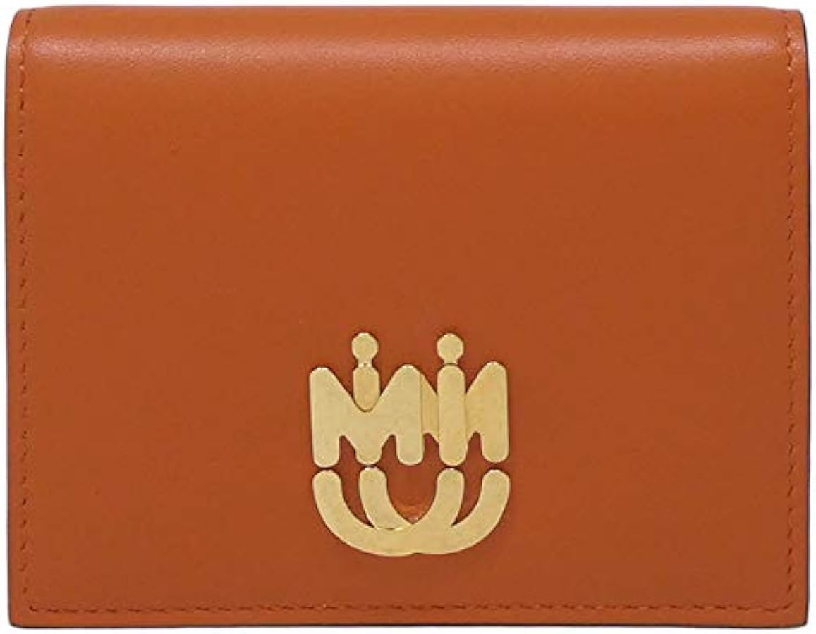 Amazon | [ミュウミュウ] 二つ折 財布 カーフレザー MIU MIU