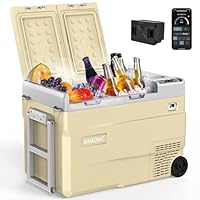 Amazon.co.jp: SAMONIC 車載冷蔵庫 モバイルバッテリー付き 35L -20