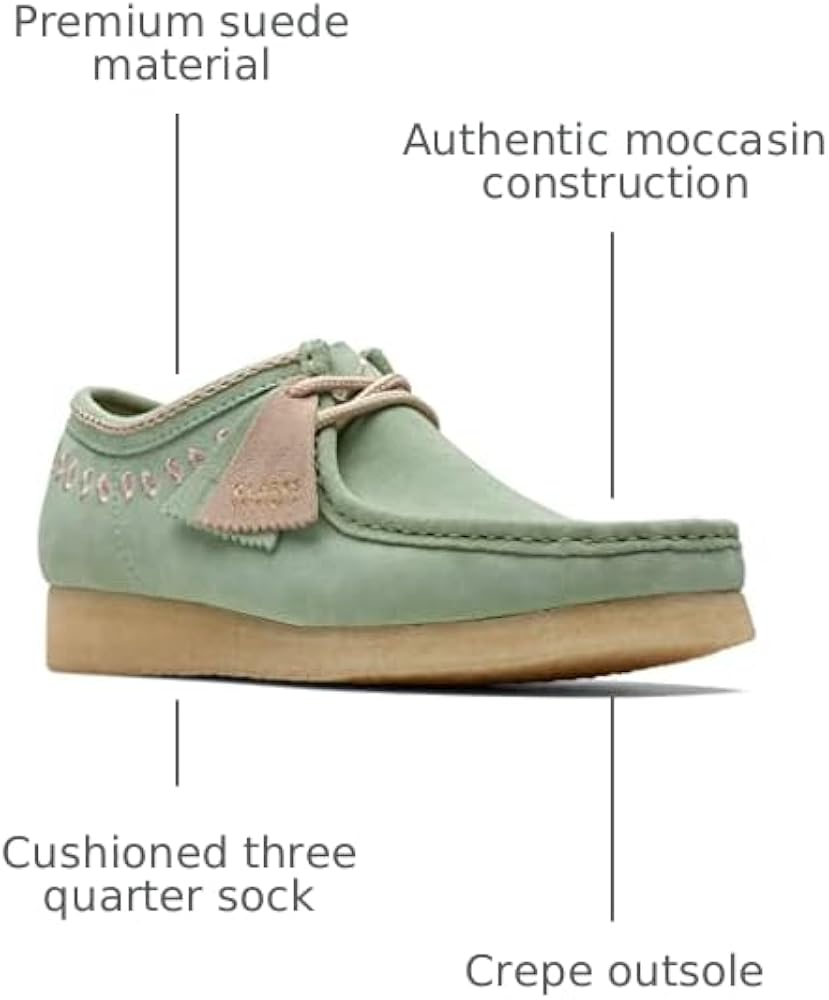 Amazon.com | Clarks Original Men's Wallabee Made in Vietnam, Green
