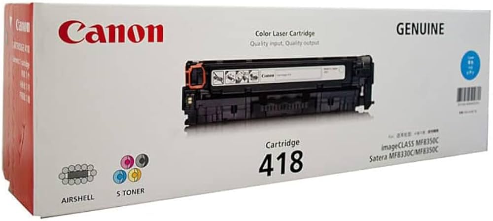 Amazon | キヤノン CRG-418CYN カートリッジ418 シアン | キヤノン