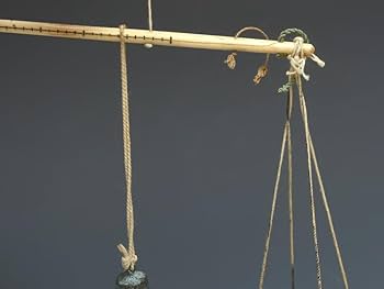 Amazon.co.jp: 江戸時代青銅製棒秤竿秤天秤手秤棒はかり分銅金属工芸