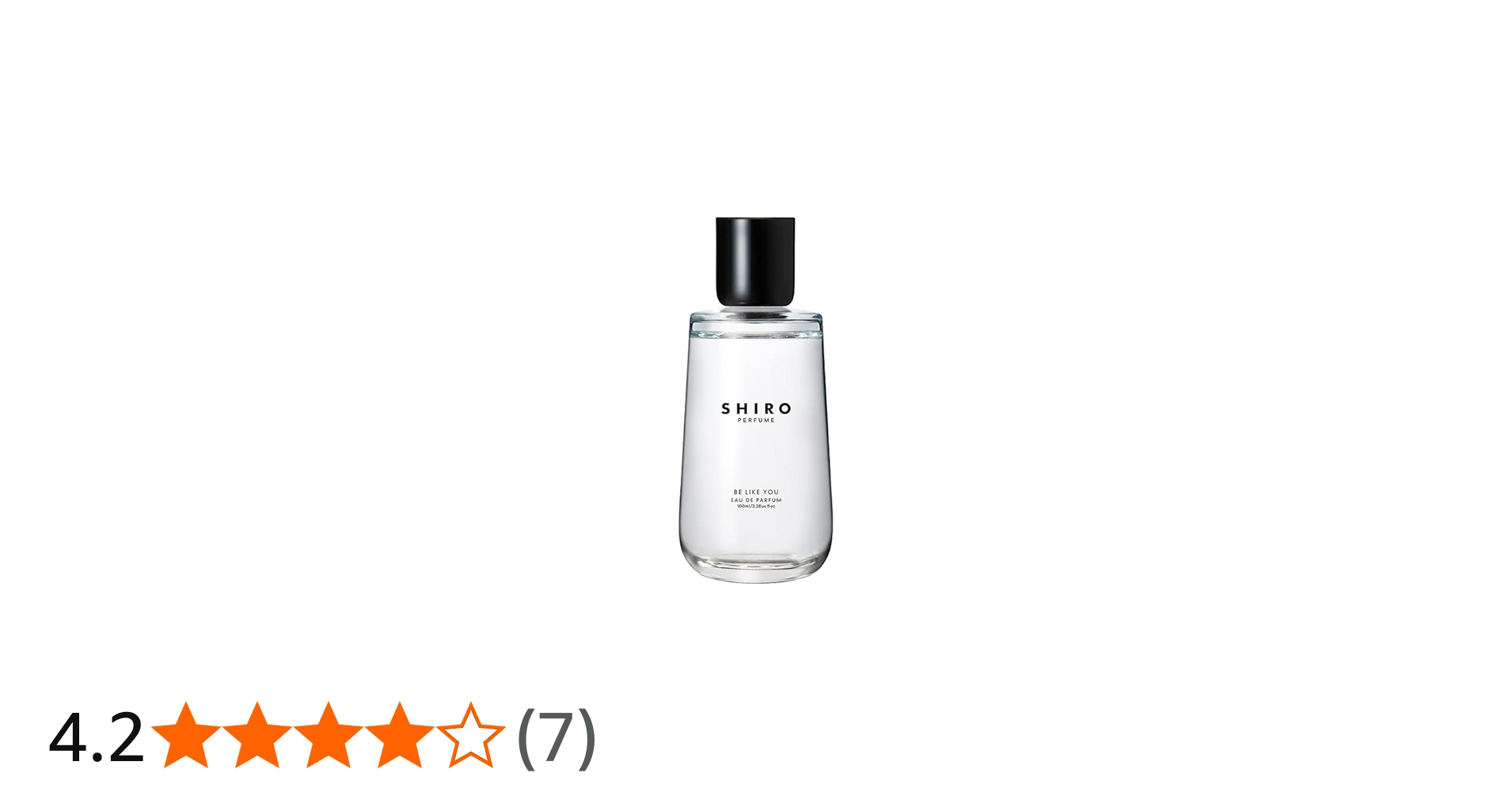 香水(ユニセックス) SHIRO BE LIKE YOU Eau de PARFUM50ml BE LIKE YOU