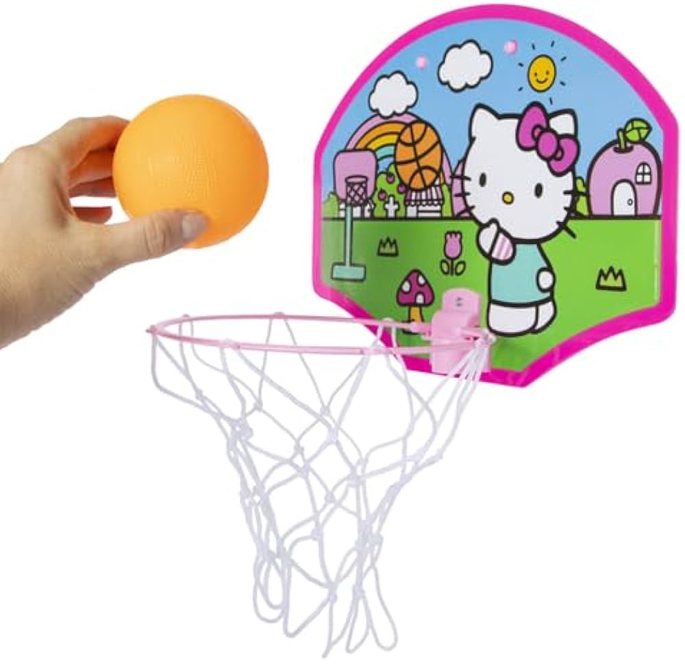 Amazon.co.jp: ハローキティ バスケットボールフープバンドル - ハロー