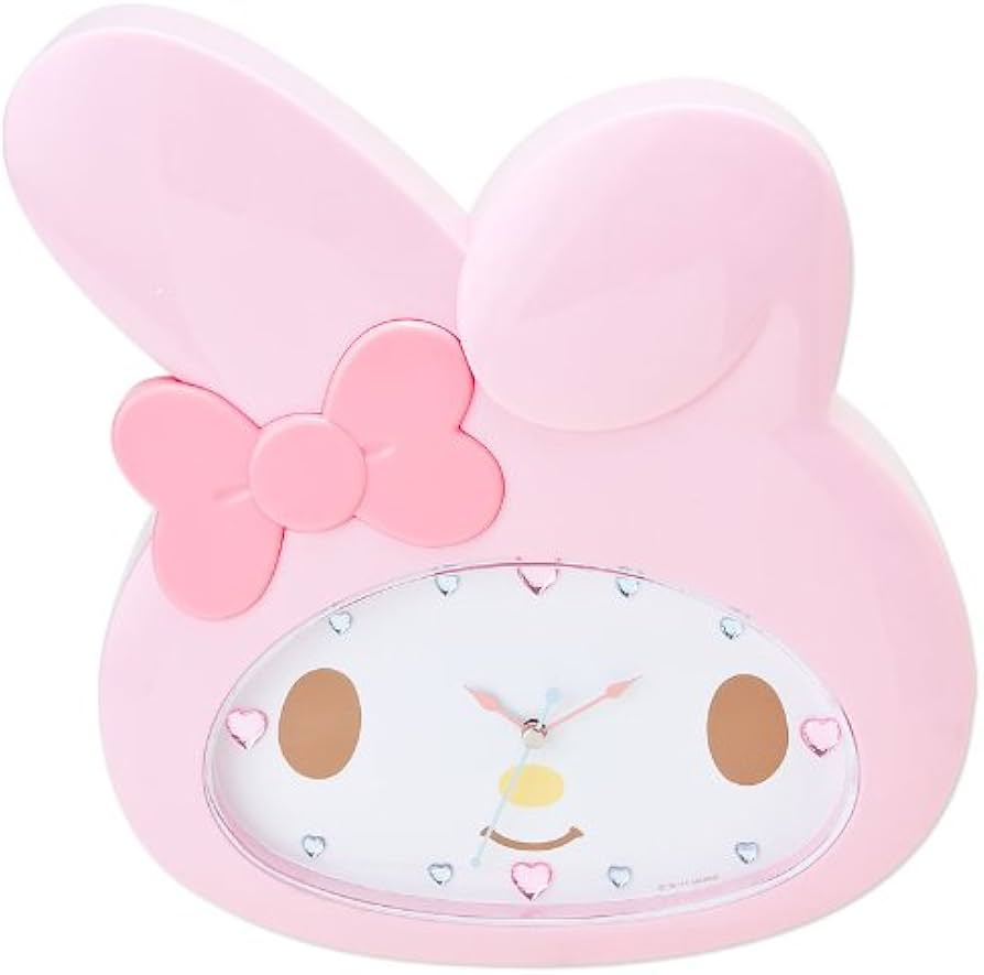 Amazon.co.jp: サンリオ(SANRIO) マイメロディ フェイス形壁掛け時計
