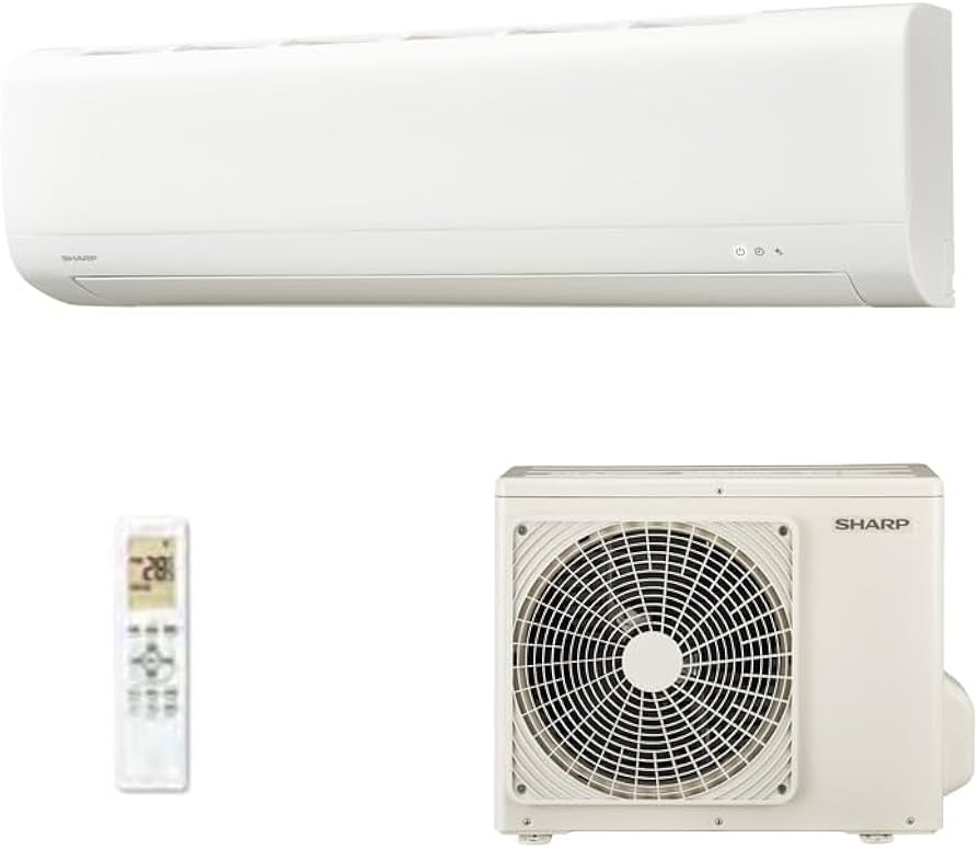 Amazon | シャープ SHARP エアコン ホワイト系 AC-22SFB-W 6畳