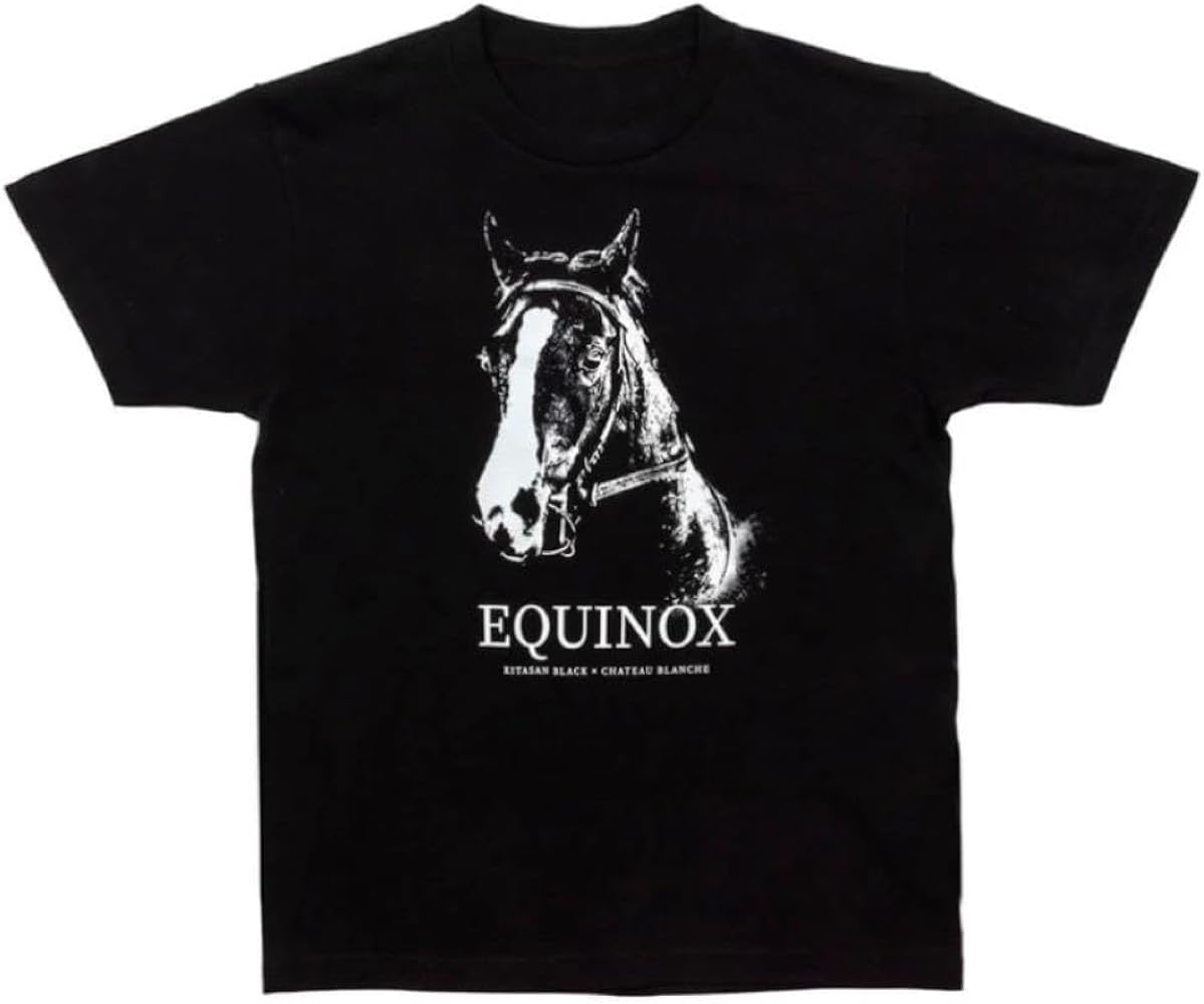 Amazon.co.jp: イクイノックス Tシャツ Lサイズ ブラック 競馬 ウマ娘