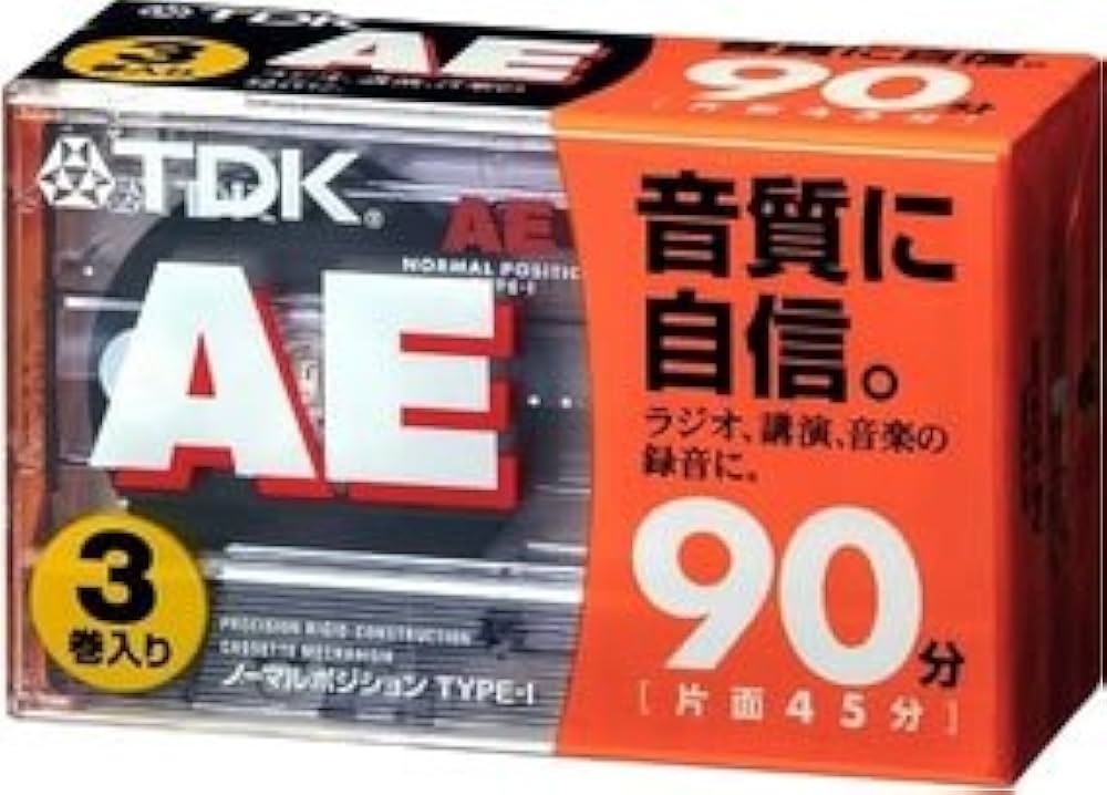 Amazon | TDK オーディオカセットテープ AE 90分3巻パック [AE-90X3G