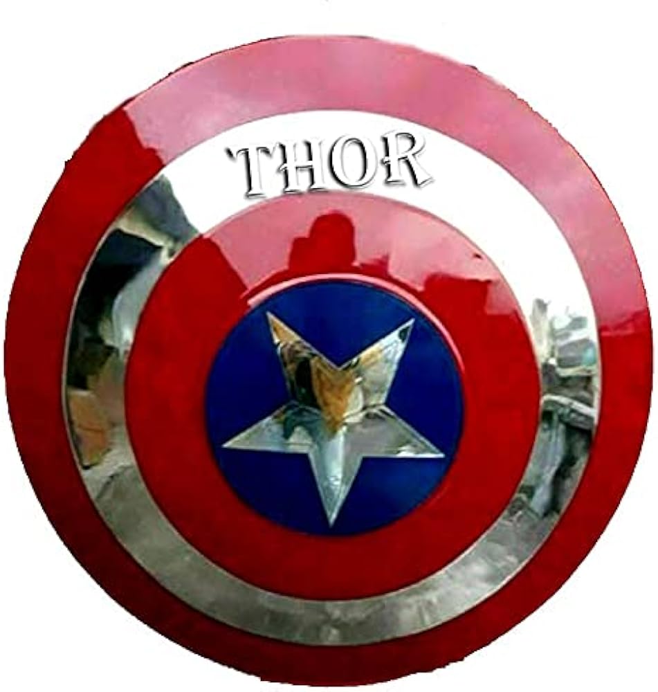 Amazon | 24インチ 収集価値のあるキャプテンアメリカ シールド バトル