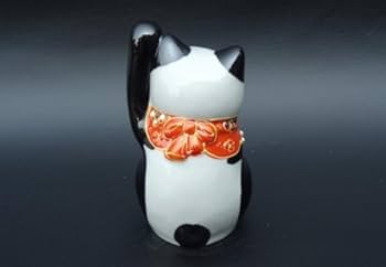 Amazon.co.jp: 五彩 九谷焼 3号招き猫 パンダ (左手) : ホーム＆キッチン