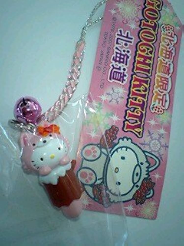 レア ご当地キティ ハローキティ ストラップ 根付 台湾 台北 機場限定