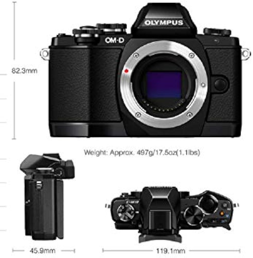 Olympus OM-D E-M10 Mark II Mirrorless Digital Camera with 14-42mm
