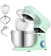 Amazon | Aucma スタンドミキサー 4.5L大容量 3種類アタッチメント付き