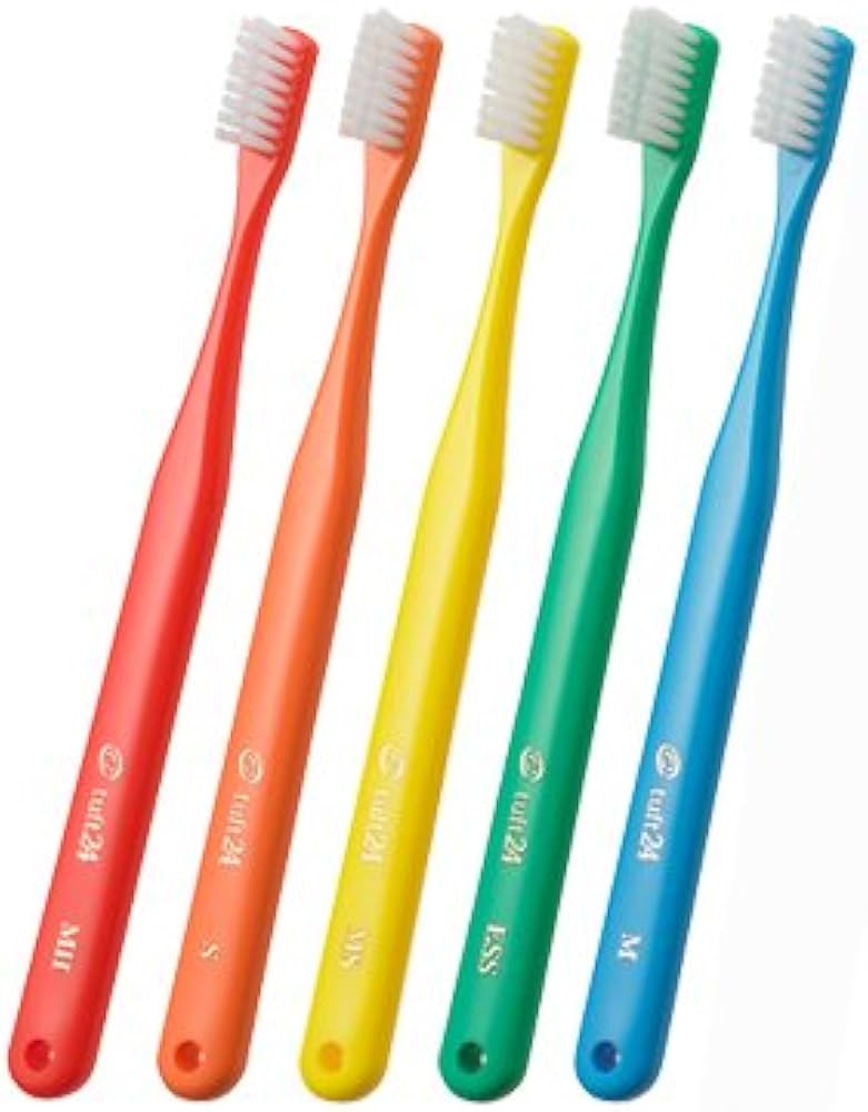 Amazon | タフト 24 歯ブラシ × 5本 アソート (MS(やややわらかめ