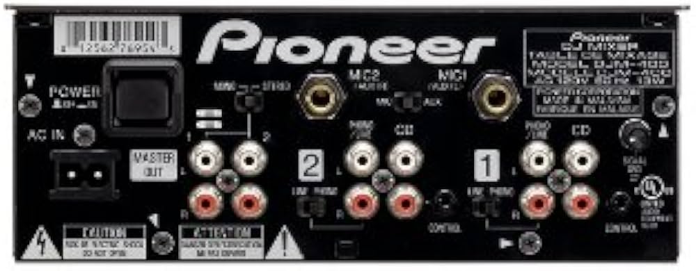 Pioneer DJM-400 2-Channel Effects DJ Mixer : Amazon.co.uk: Musical
