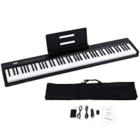 Amazon | Carina 電子ピアノ 88鍵盤 キーボード 軽量スリム 充電式