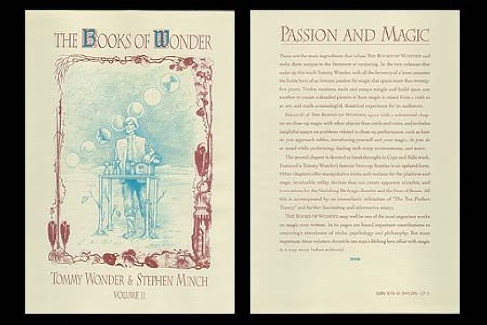 Amazon.com: The Books of Wonder: 9780945296171: Wonder, Tommy