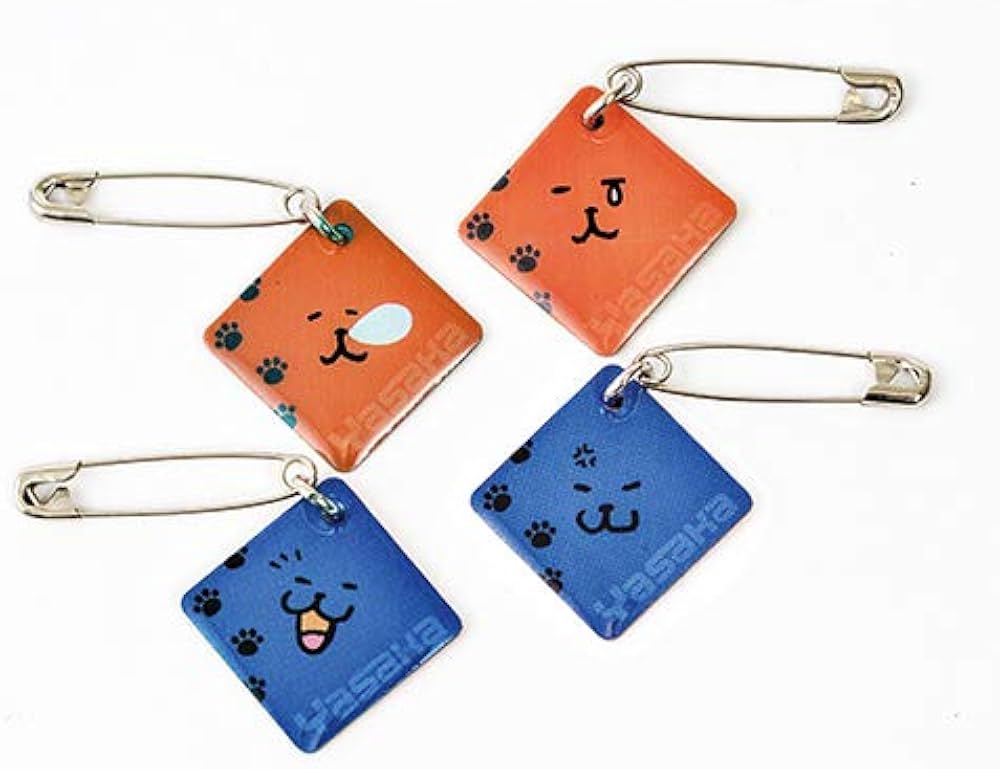 Amazon | ヤサカ YASAKA ゼッケンピン 猫顔 V-36 2個入り1組 卓球 安全