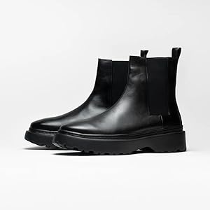 Amazon | [FILLIN] スニーカー UNOS CHELSEA BLACK 23.0cm ブラック