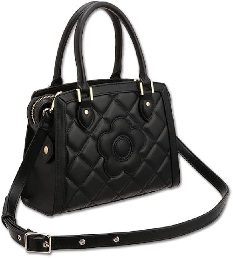 Amazon | [マリークヮント] スクエアキルトデイジーパッチ 2WAYトート