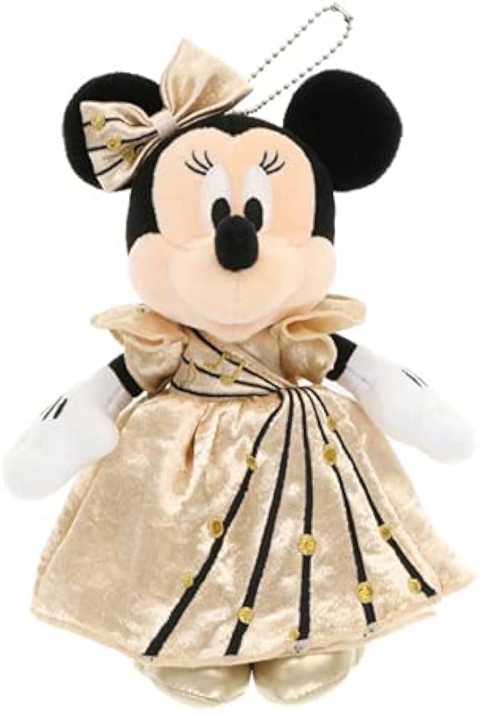 Amazon.co.jp: ミニーマウス ぬいぐるみバッジ(金) ミッキーのマジカル