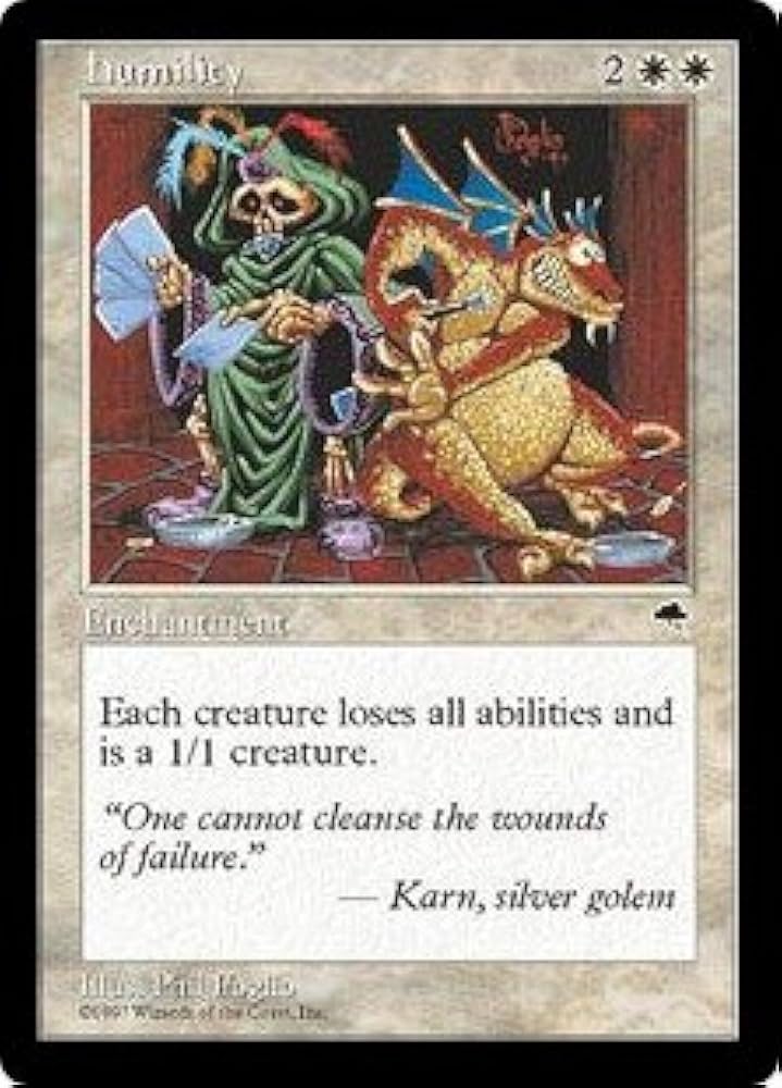 Amazon.co.jp: 英語版 テンペスト Tempest TMP 謙虚 Humility マジック