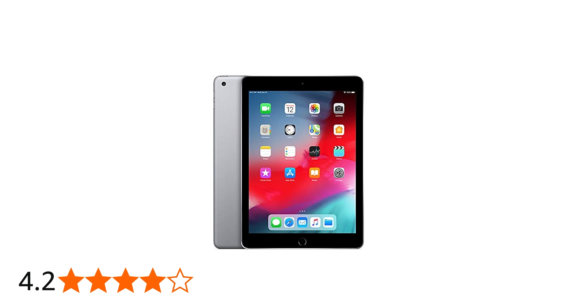 Apple iPad 6 WiFi (A1893) Space Grey 32GB (Renewed): Tablets