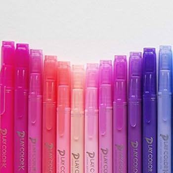 Amazon.co.jp: トンボ鉛筆 水性 サインペン 24色 (太&極細ツインタイプ