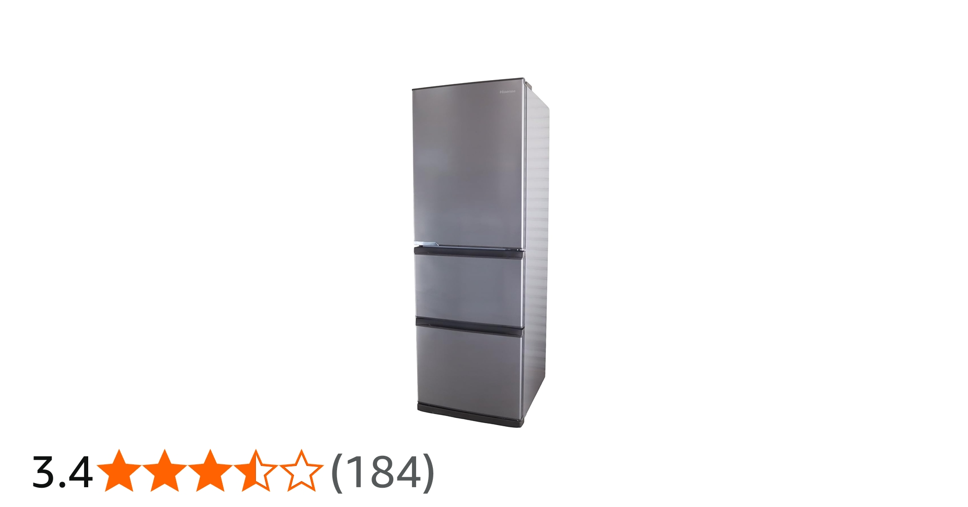 Amazon.co.jp: ハイセンス 冷蔵庫 幅59.9cm 360L シルバー HR-D3601S 3