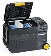Amazon.co.jp: BougeRV ポータブル冷蔵庫 車載冷蔵庫 車載冷蔵冷凍庫