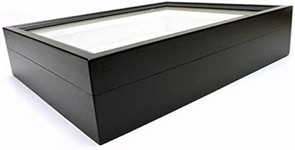 Amazon.co.jp: 【UVカット】小型ドイツ型標本箱（黒） : おもちゃ