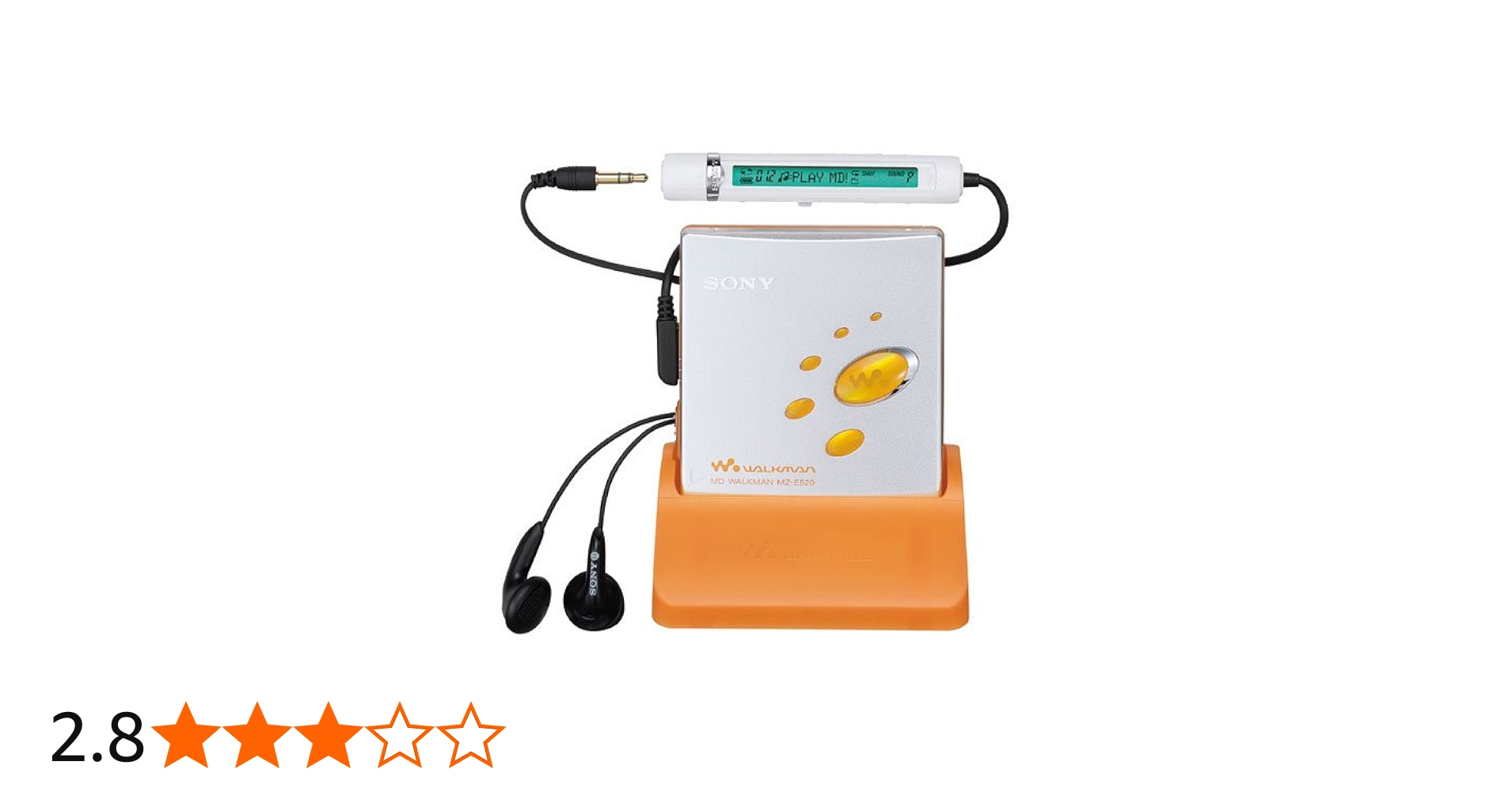Amazon.co.jp: ソニー MDウォークマン オレンジ MZ-E520 D : 家電＆カメラ