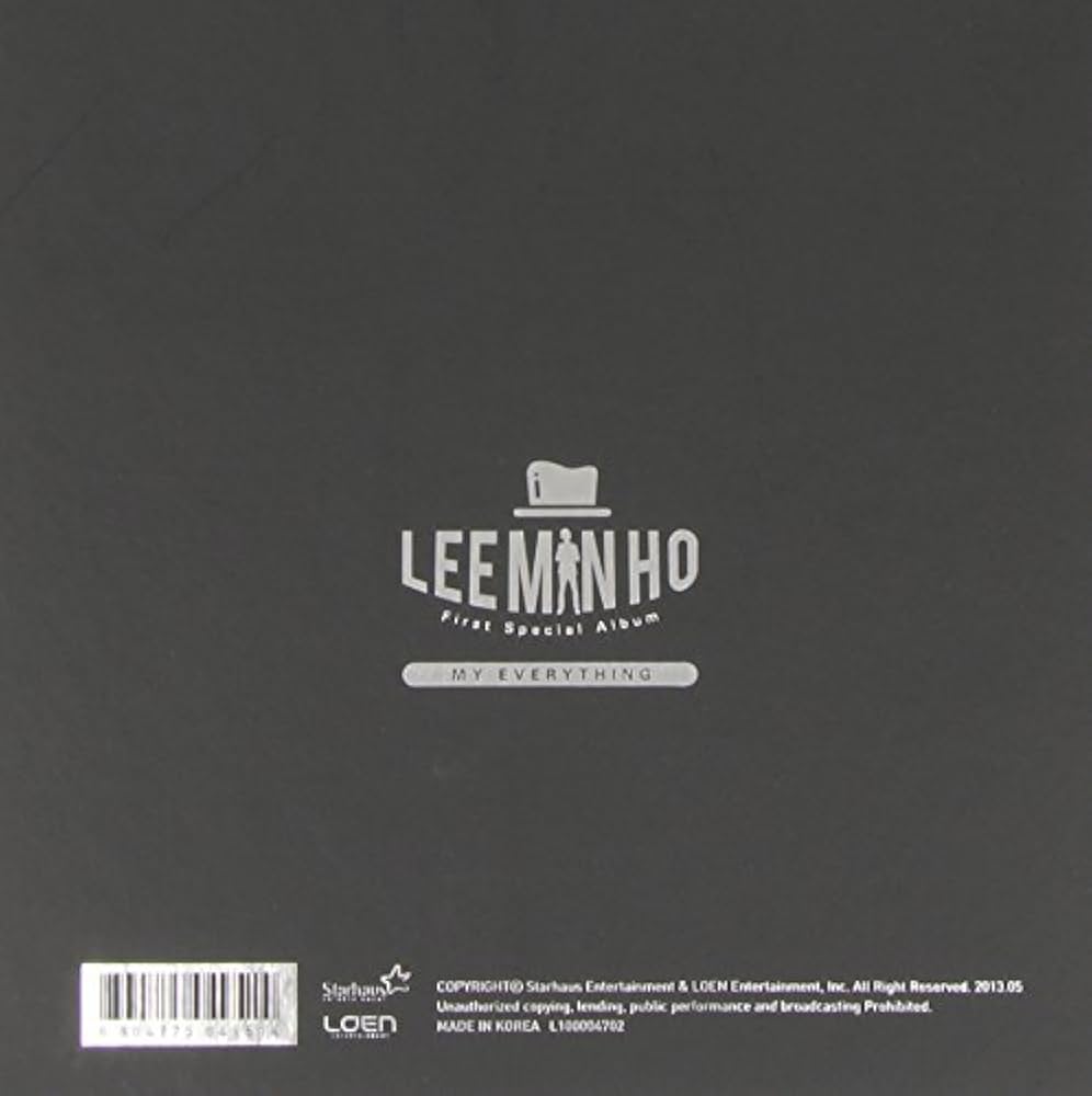 Amazon.co.jp: イ・ミンホ Special Album Vol. 1 - My Everything (CD