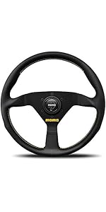 Amazon | MOMO(モモ) ステアリング ヴェローチェレーシング 35パイ BK