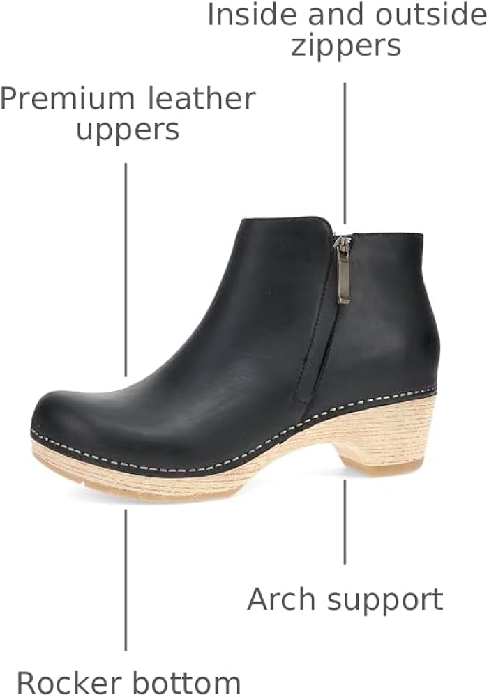 Amazon.com | Dansko Lizanne Booties for Women - Linings from