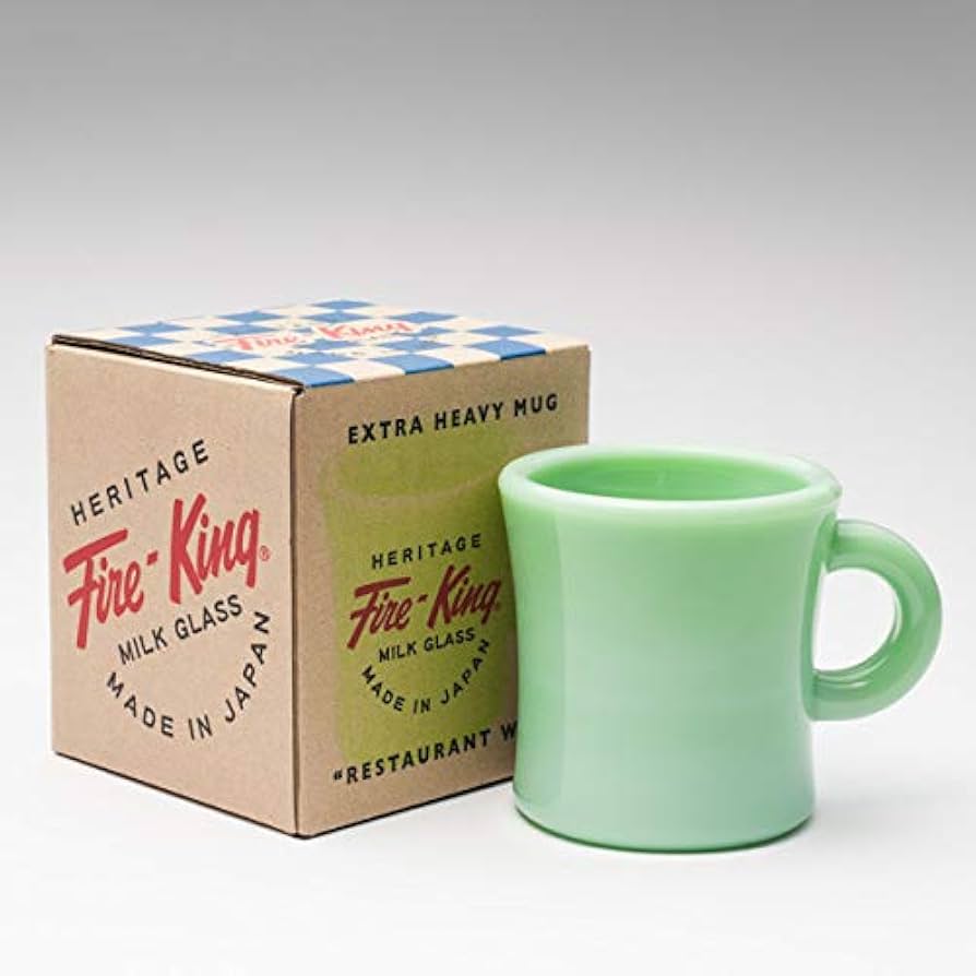 Amazon.co.jp: Fire-King エキストラヘビーマグ ジェダイ/ジェイド