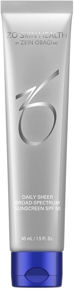 Amazon.com: ZO® SKIN HEALTH Daily Sheer Broad Spectrum SPF 50-45