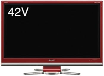 Amazon | シャープ 42V型 フルハイビジョン 液晶テレビ レッド AQUOS