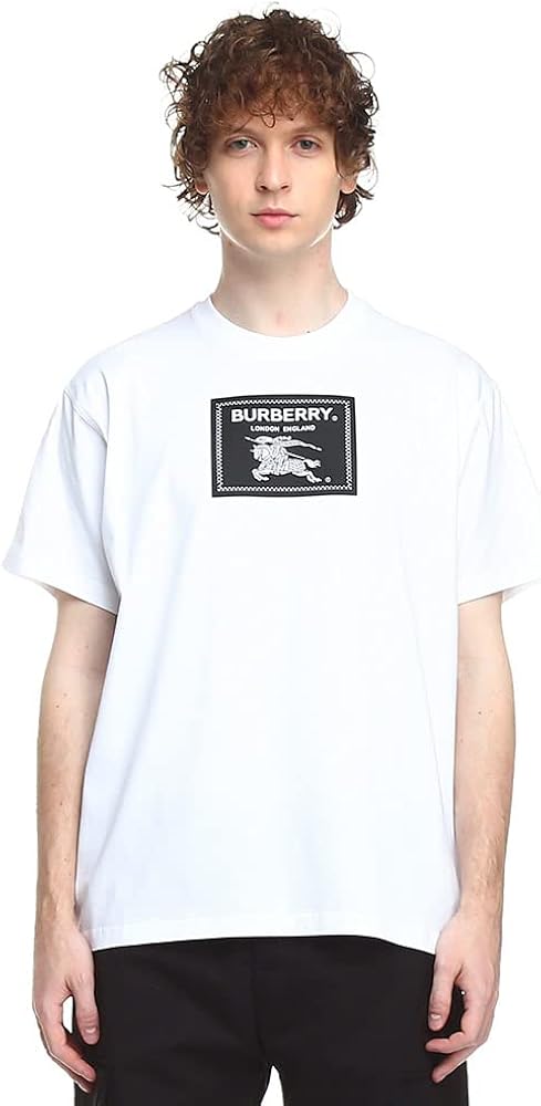 Amazon | [BURBERRY] (バーバリー) EKDアップリケ コットン オーバー