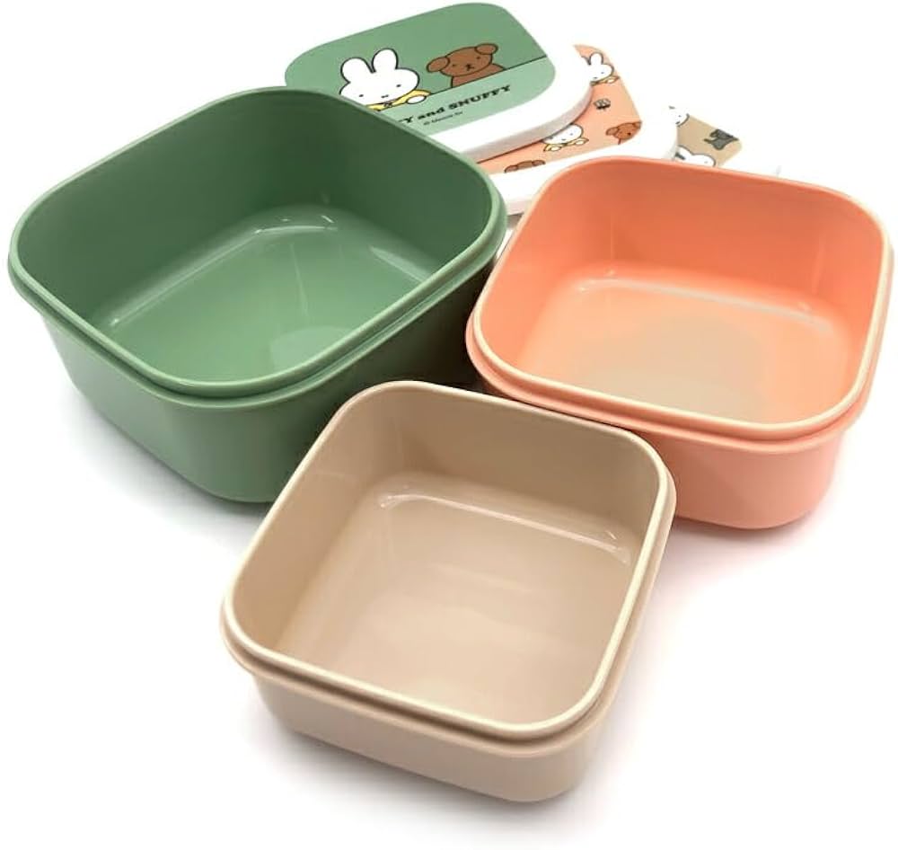 Amazon.co.jp: BS 187971 Miffy Seal Box, 3 Piece Set, Different