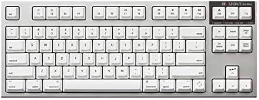 Amazon.co.jp: REALFORCE Mac テンキーレス 英語配列(ホワイト