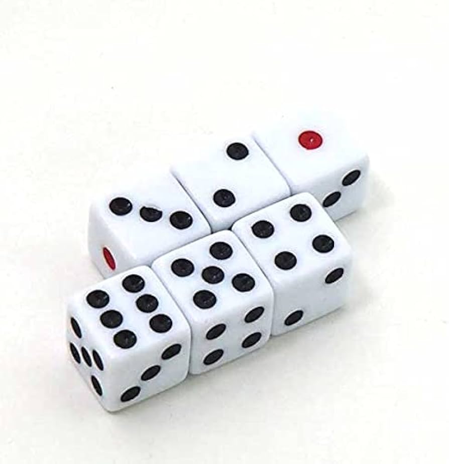 Amazon | 本田化成株式会社 麻雀 ダイス サイコロ 16mm （6個組