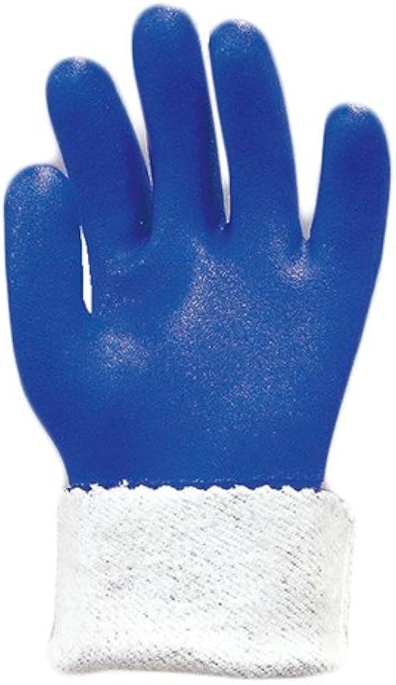 Amazon | 関西ファッション連合 防寒 耐油ゴム手袋 裏起毛 セミロング