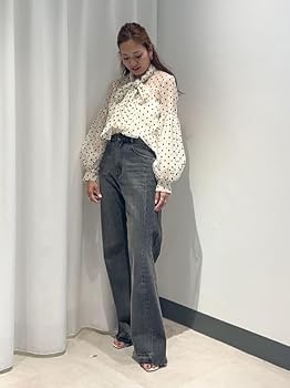 Amazon | [グレースコンチネンタル] ﾁｭｰﾙﾄﾞｯﾄﾎﾞｳﾀｲﾌﾞﾗｳｽ | シャツ