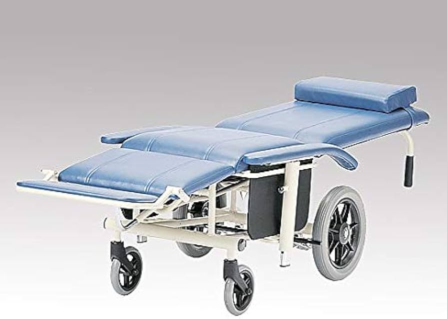 Amazon | 【非課税】日進医療器 フルリクライニング車椅子 (介助式