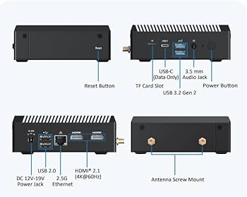 Amazon.co.jp: MINIX NEO Z100-0dB ファンレス Mini PC、Intel 12th