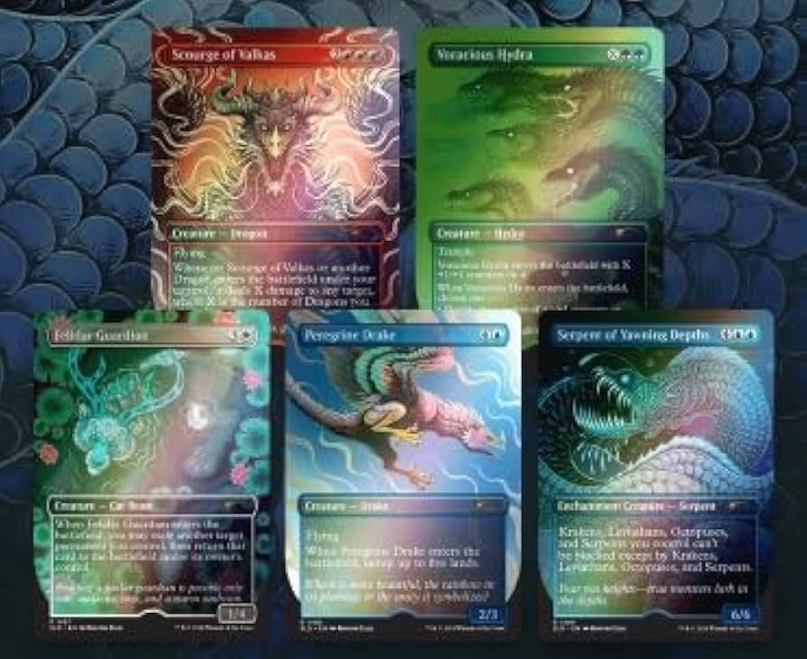 MTGドラコの末裔 Foil 4枚セット フルアート 英語 MTGドラコの末裔