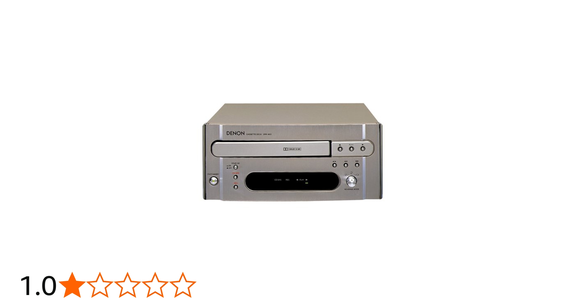 Amazon.co.jp: Denon カセットデッキ シルバー DRR-M33-S : 家電＆カメラ