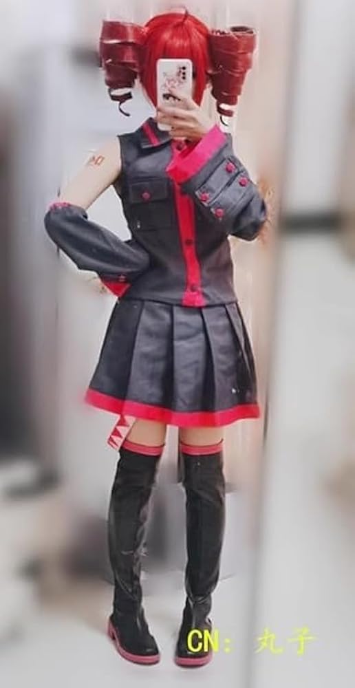 Amazon.co.jp: [fenglei] (ウィッグ 靴別売り)重音テトコスプレ衣装