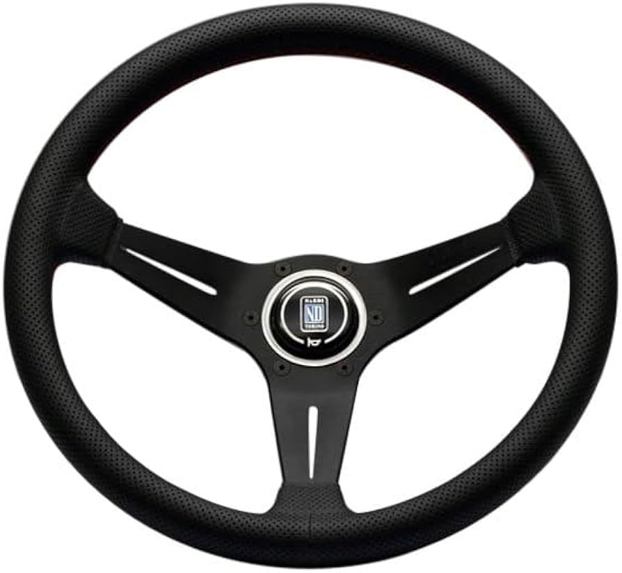 Amazon | NARDI ディープコーンハンドル 350mm (13.78インチ) ブラック