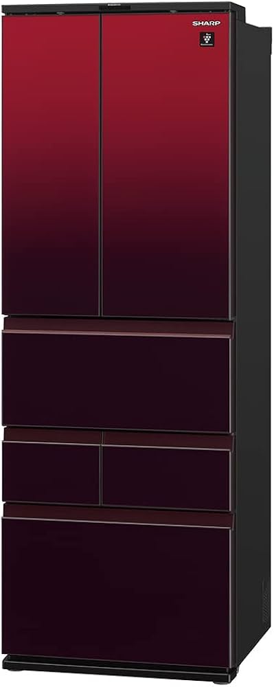 Amazon.co.jp: シャープ 冷蔵庫 幅65.0cm 457L SJ-GK46J-R プラズマ